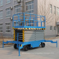 Movable hydraulic scissor single man sky lift for sale